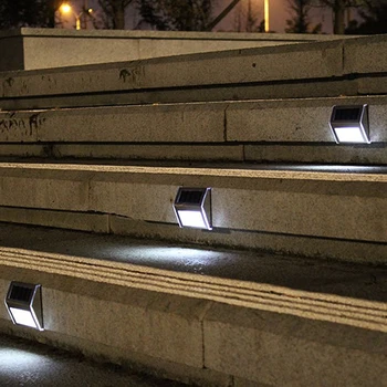 

3 LED Solar Power Light Stainless Steel Waterproof Outdoor Energy Saving Lamp Sensor Light