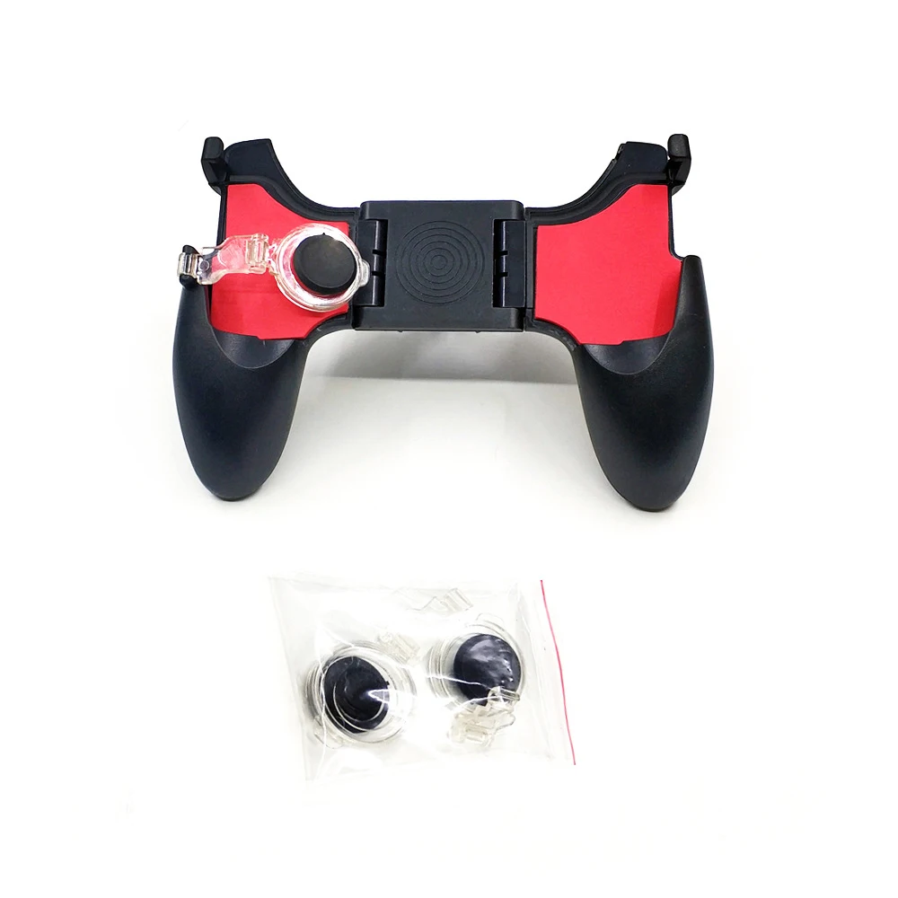 1 Handle Joystick Zorx 4 в 1 Геймпад контроллер мобильного телефона металлический стрелок триггер Кнопка огня для вызова Duty для Pubg игровой джойстик L1R1 IOS - Цвет: 1 Handle Joystick