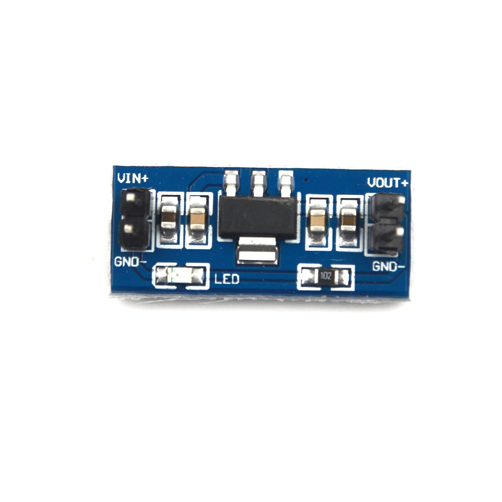 Простое подключение регулятора напряжения V-12V to 5V 800mA DC-DC источник питания |