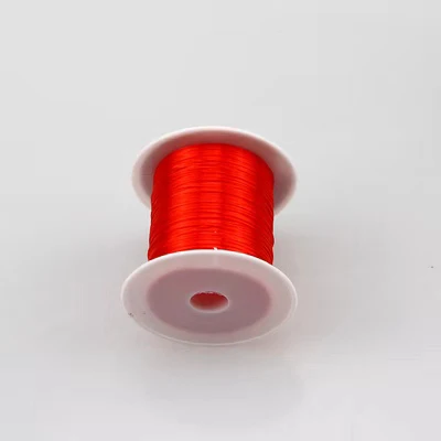 red Кристально эластичная струна из бисера ювелирные изделия эластичная струна эластичная веревка сотканный вручную ювелирные аксессуары - Цвет: red