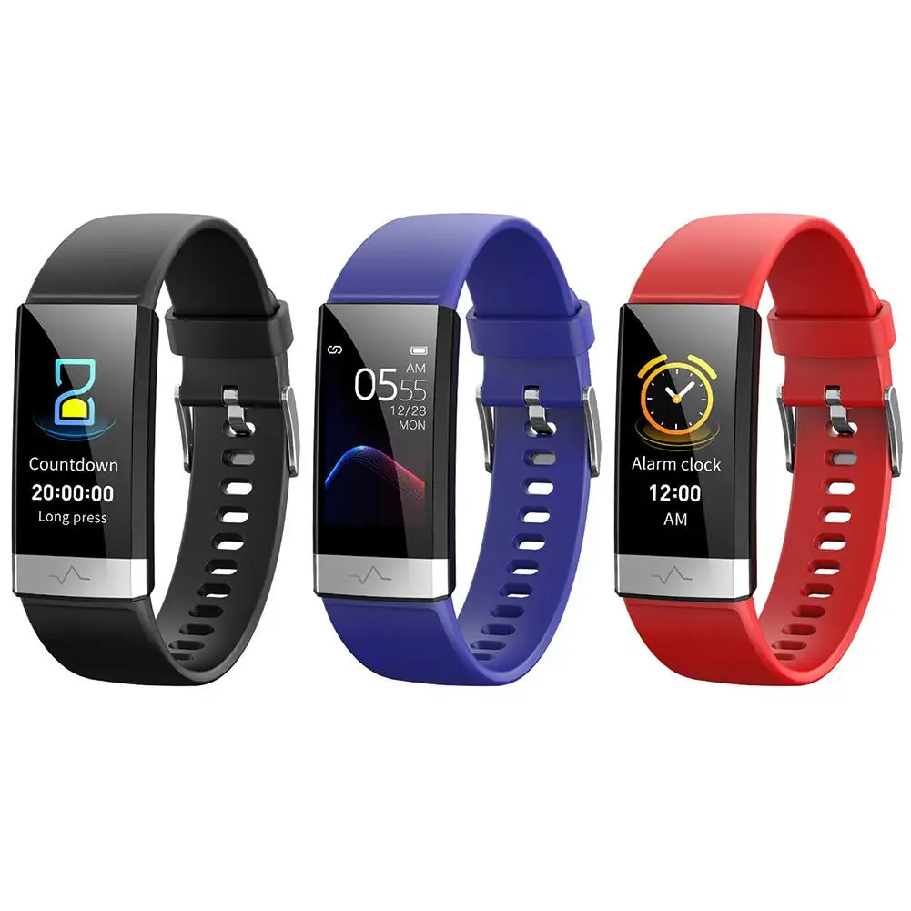 V1 Bluetooth Смарт-браслет ЭКГ PPG спортивные часы пульсометр кровяное давление кислород мониторинг сна фитнес-браслет часы Id115