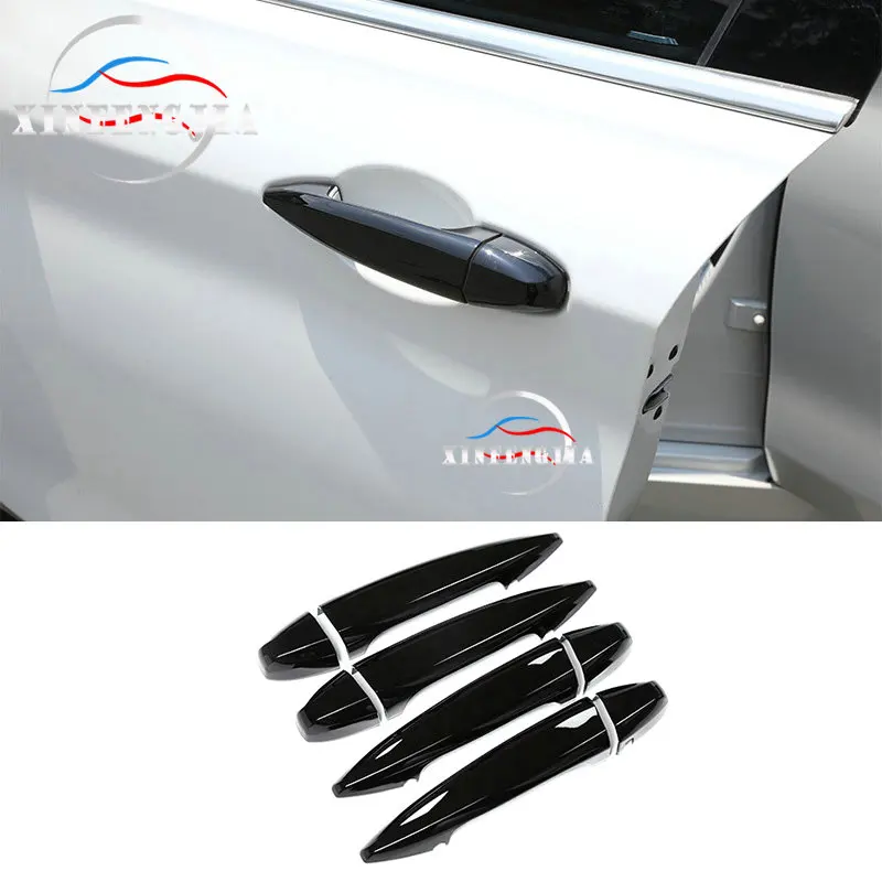 Для BMW X1 X2 X5 X6 F15 F47 F48 F16 14-19 2 серий F45 F46 8 * черные наружные дверные ручки накладка |