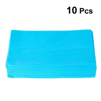 

10PCS Disposable Bedsheets SPA Massage Salon Nonwoven Bed Cover Bed Sheets (Blue/Pink/White)