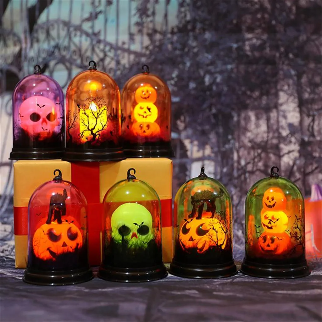Happy Halloween Small Lampshade Pumpkin Decoration Home Furnishing Holiday Gifts Scene Desktop Lamps 907 | Дом и сад