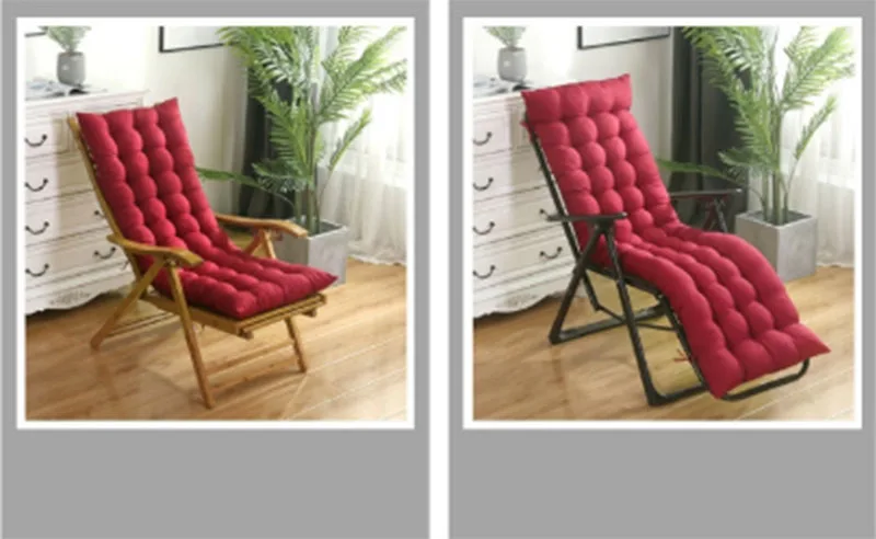 Универсальный расслабиться кресло-качалка подушки мягкие длинные стул татами шезлонг кресла пляжная подушка для кресла, дивана Pad окна коврик