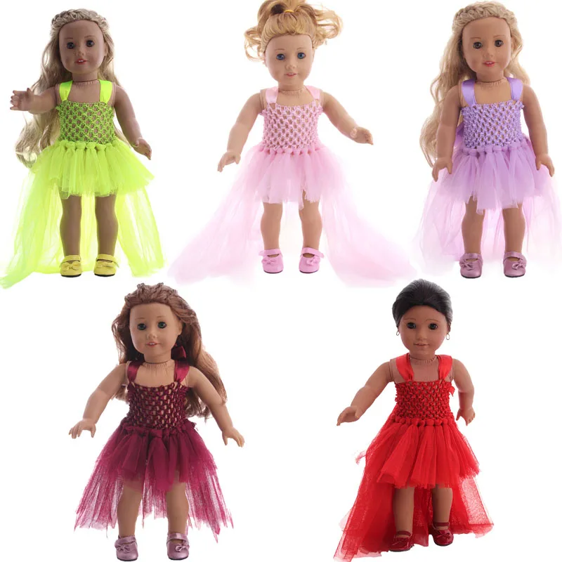

1 Pcs Fantasy Gauze Skirt Short Front And Back Length Suitable For 43cm Doll 18 Inch Doll Clothes Accessories Our Generation