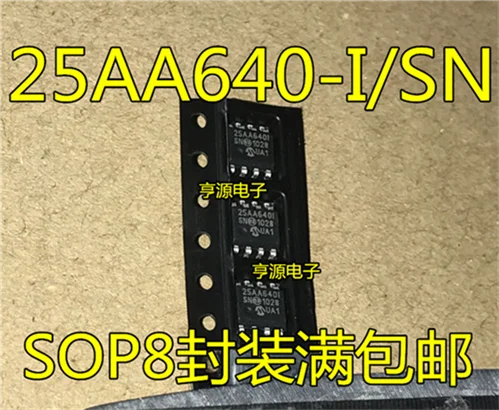 

25AA640I 25AA640-I/SN SOP8