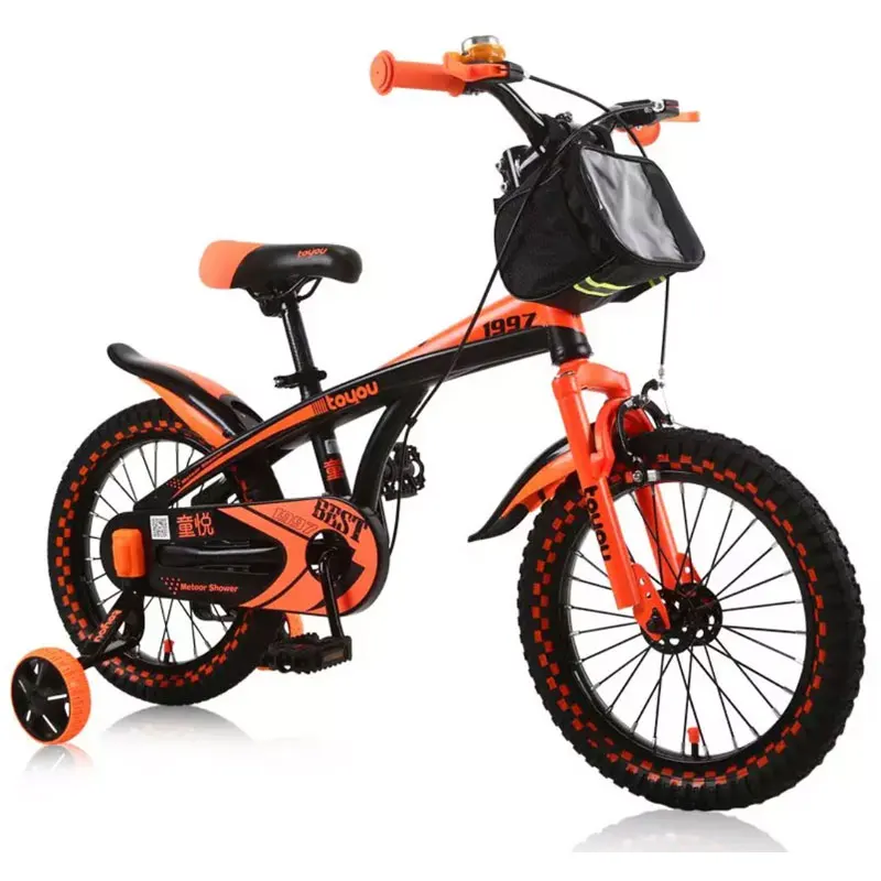  Child Bicycle Aluminum Alloy Frame Non-Slip Pedal Leather Seat Cover 4~10 Years Old Boy and Girl St