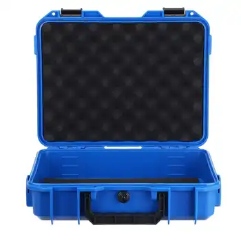 

Tool Storage Box Waterproof Shockproof Hard Carrying Case with Sponge Portable protective safety box Organizer Hardware Toolbox