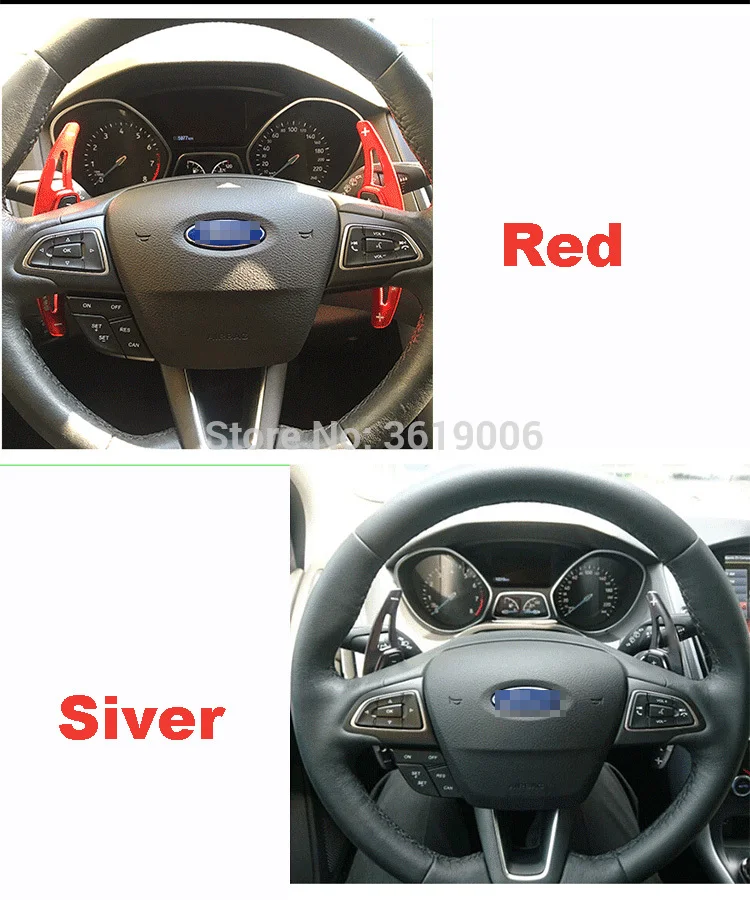 2 шт рулевое колесо алюминиевый сдвиг весло Переключатель расширение для Ford focus- автомобиль-Стайлинг