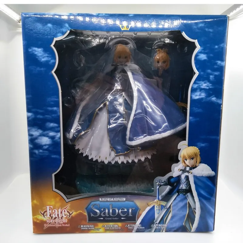 1" Аниме сексуальные фигурки Fate/Stay Night Blue Saber Arutoria Pendoragon ПВХ фигурка Коллекционная модель игрушечная коробка 32,5 см V152