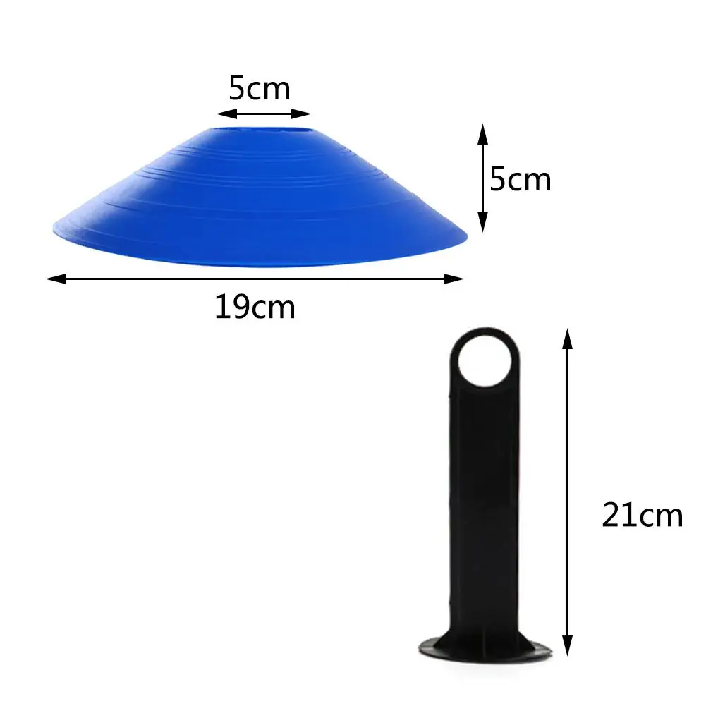 40 шт./компл. наружные футбольные конусы диск поле конус маркеры тренировка ловкости Спортивный знак блюдо Футбол тренировочные инструменты