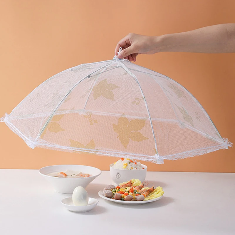 

Кружевной складной зонт с защитой от насекомых, кухонный аксессуар, кухонное приспособление для дома, кухонные аксессуары