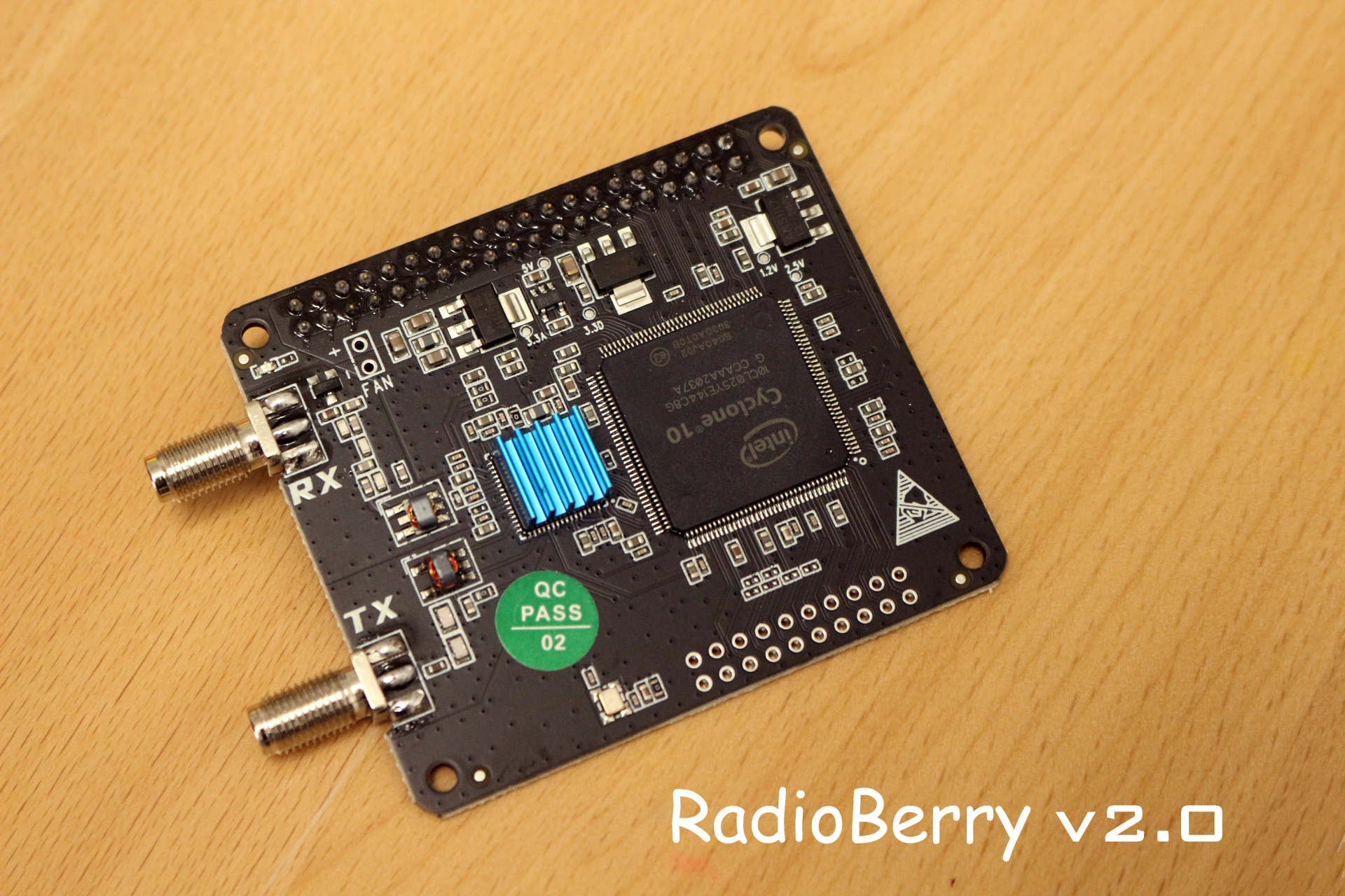New Radioberry V2.0 Software Defined Radio Ad9866 +10cl025 Module For