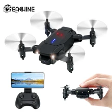 Eachine d83 palm-sized mini rc zangão com 2.4g wifi hd câmera altitude hold dobrável rc quadcopter rtf simples para controlar dron