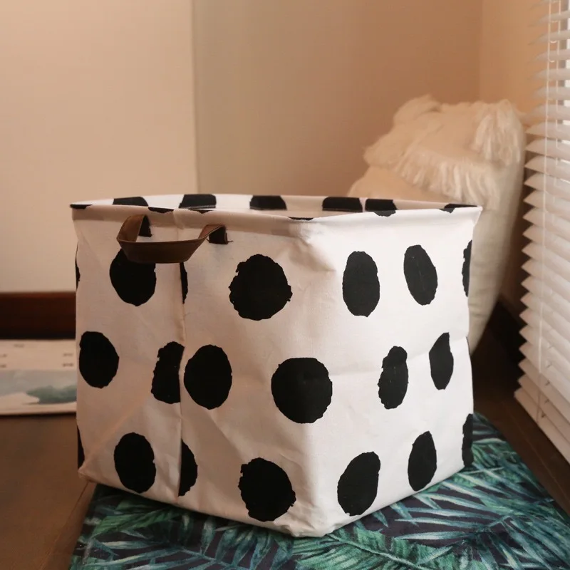 

Folding Collapsible 32x32x32 Laundry Basket Large Capacity Cotton Waterproof Laundry Hamper Canvas Storage Organizer