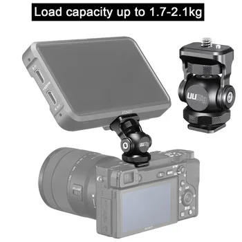 

UURig R015 Cold Shoe Monitor Bracket Aluminum 360 Degree Adjustable Mount Bracket for Monitor DSLR Cameras