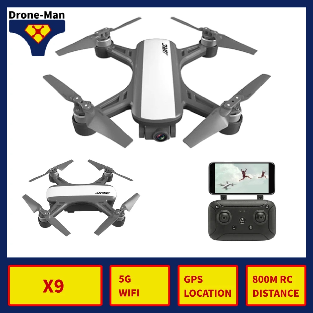 

X9 Professional Camera Drone 1080P GPS 5G WIFI HD FPV RC Dron Gimbal Aircraft Quadcopter Helicopter Selfie Toys Kid