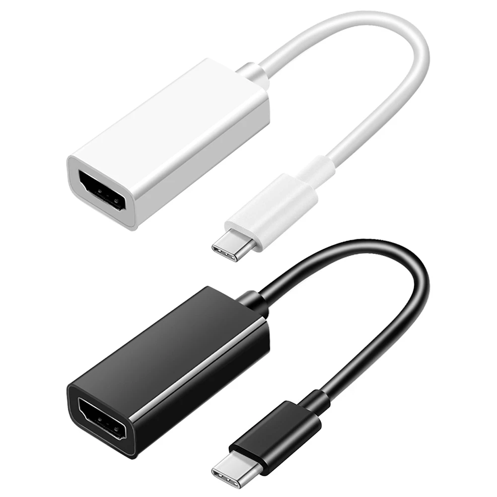 Cable adaptador 4k C a HDTV USB 3,1 tipo macho USB 3,0 HDTV hembra, convertidor de Cable de fecha para MacBook para Surface Go|Cables HDMI| - AliExpress