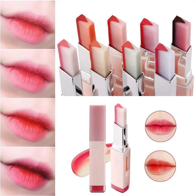

Two-color V-shaped Matte lipstick Gradient Lip Gloss Waterproof Moisturizer Lip Stick Long-lasting Lip Tint Cosmetic Lip Makeup