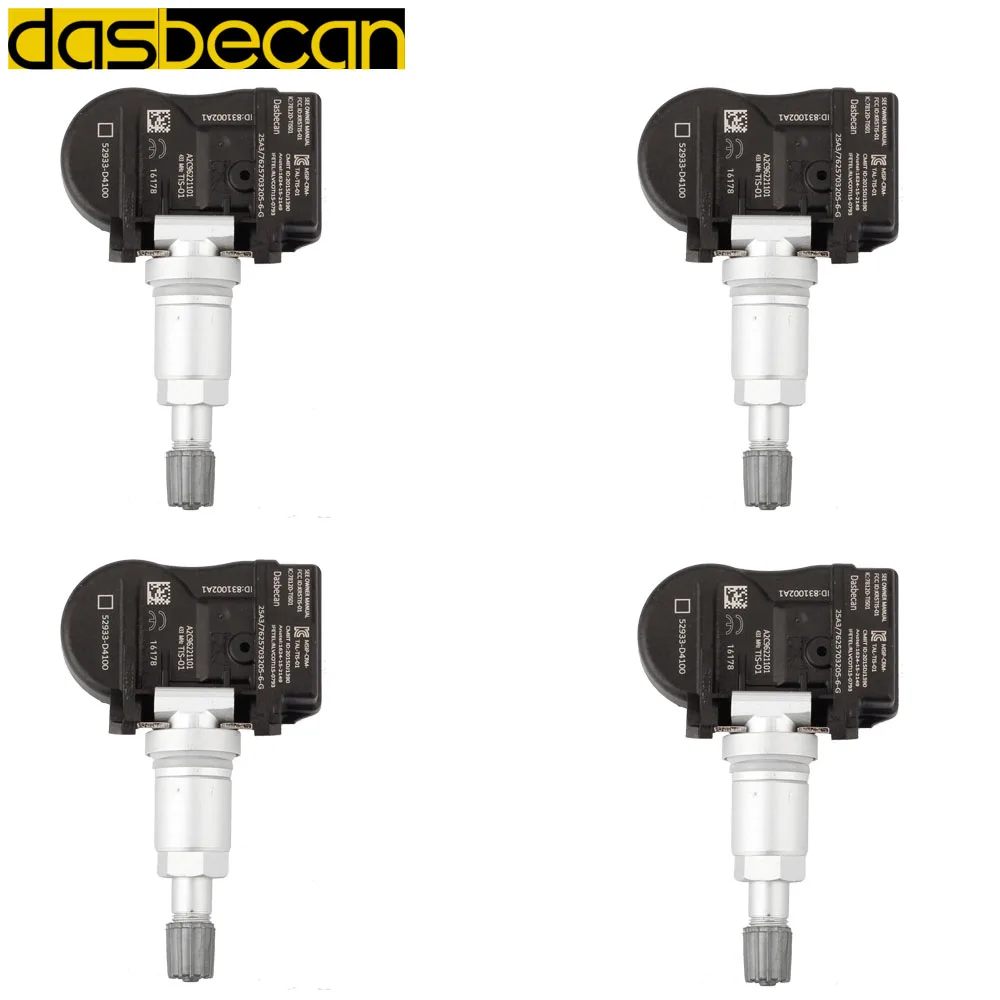 Датчик контроля давления в шинах автомобиля Dasbecan TPMS 433 МГц 52933-D4100 для KIA Optima Sportage
