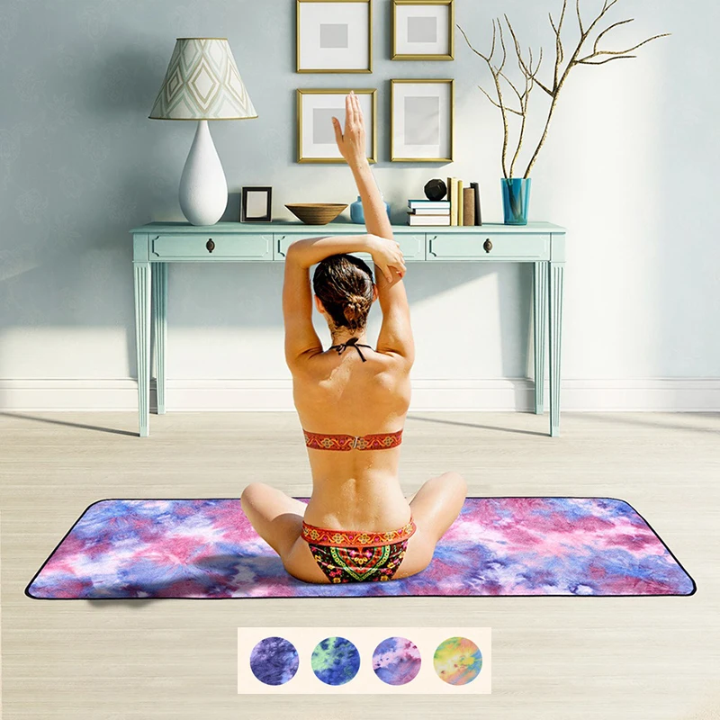

Yoga Mat Yoga Towel - Absorbent,Super Soft,Non-Slip Bikram Hot Yoga Towels Perfect Size for Mat - Ideal for Hot Yoga & Pilates
