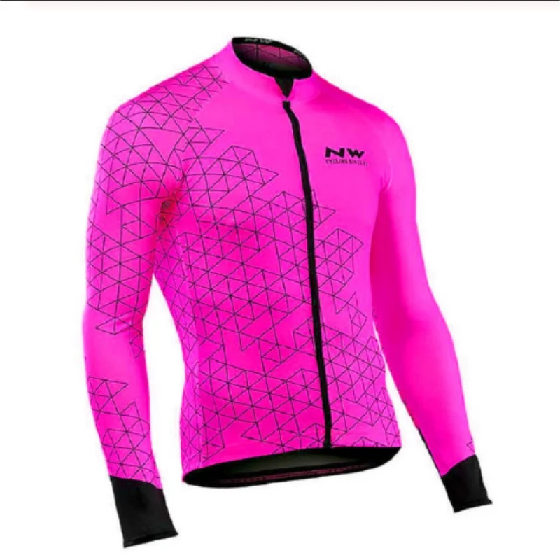 Style-6 Новейшая Мужская NW белая велосипедная Джерси осенняя куртка Ropa Ciclismo быстросохнущая куртка для езды на велосипеде из джерси велосипедная спортивная одежда - Цвет: Style-6