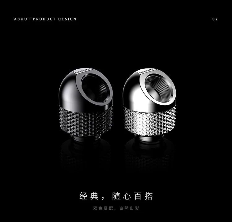 resfriamento de água, conector de cobre de metal