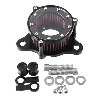 

Motorcycle Air Filter For N-Mb-Af025-Bk Aluminum Housing Air Cleaner Intake Filter Air Filter Clamp 1 Set