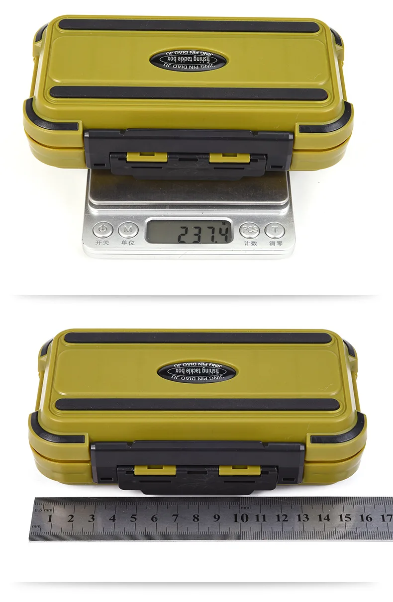 Anti-pressure waterproof fishing gear accessories box(medium) fly hook fishing tackle box