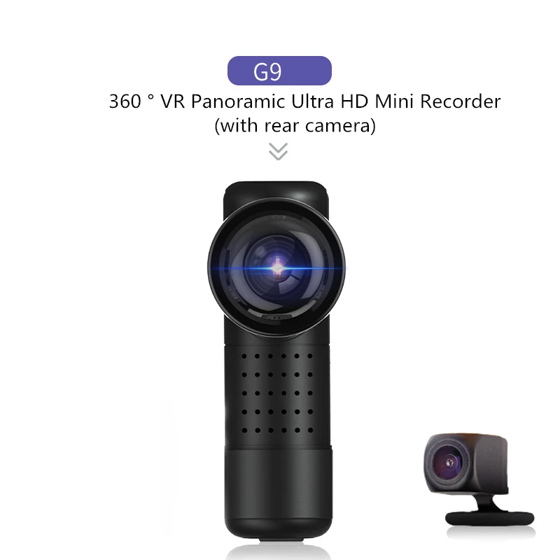 Câmera de ré G-gravador de Condução Sensor de Vídeo da Câmera Dvr sem Fio Wi-fi Super Noite Mini Câmera Automotiva Dvr 4k 2160p hd 2 DVR/Câmera Dash
