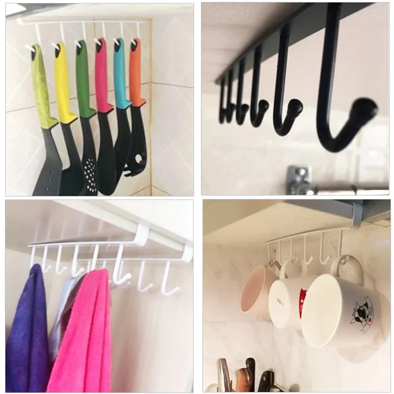 Кухонные шкафы крючок для хранения многофункциональные металлические крючки