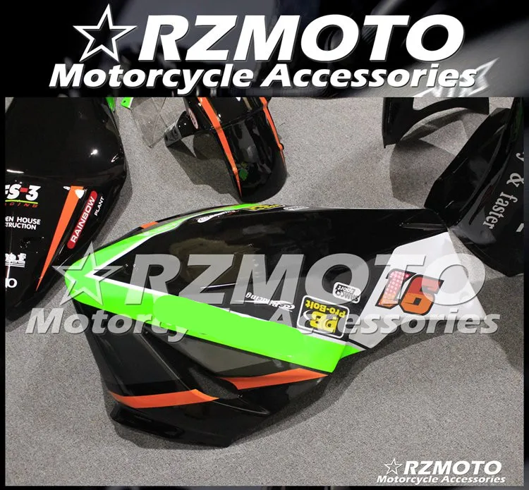 Abs мотоцикл обтекатель подходит для трековой версии Kawasaki ZX6R 636 2013- кузов стекловолокно Магазин № 2315