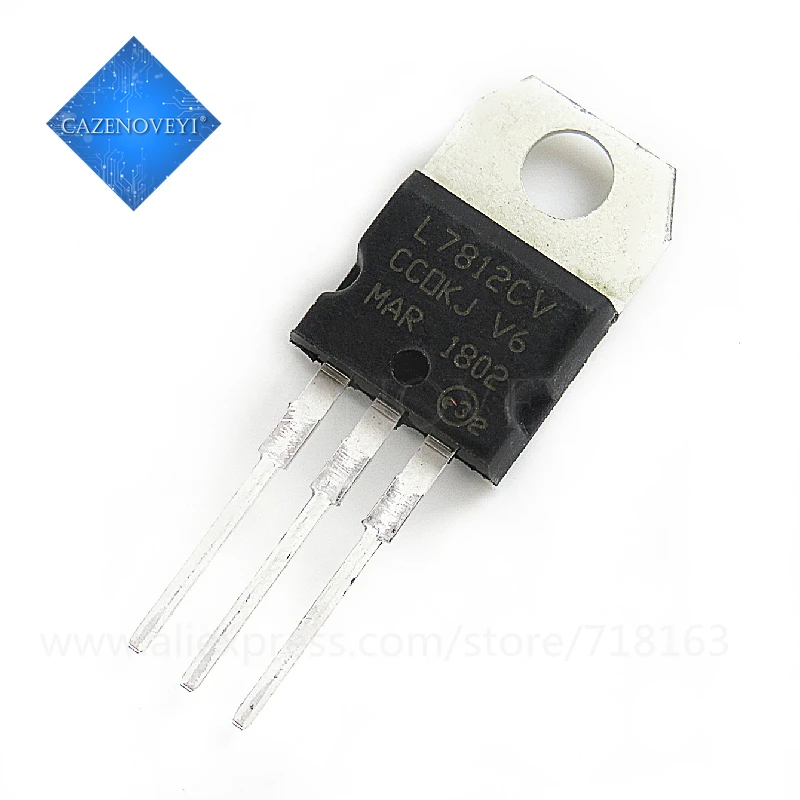 10pcs/lot L7812CV L7812 7812CV TO-220 In Stock | Электронные компоненты и принадлежности