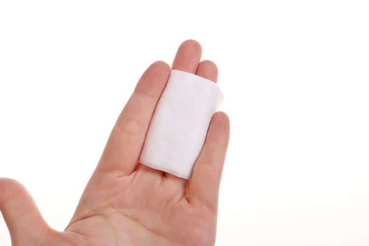 50Pcs/set Makeup Remover Hand Inserting Type Remover Cotton Drawstring Bag Makeup Pads Tool