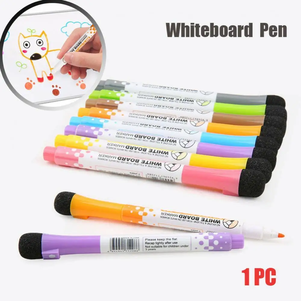Магнитная белая искусственная ручка для рисования письма офисные школьные