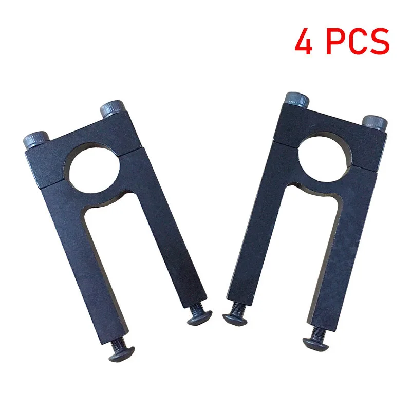 

4pcs 12mm Pipe Clamp Aluminum Alloy Pendant gimbal mount battery panel pendant Pipe Clamp for Multicopter