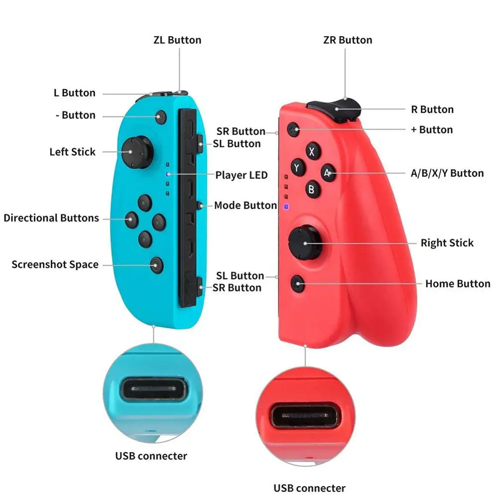 Беспроводной Bluetooth профессиональный Джойстик контроллер для nintendo переключатель консоль для переключателя контроллер аксессуары Джойстик подарок для игры Чехол