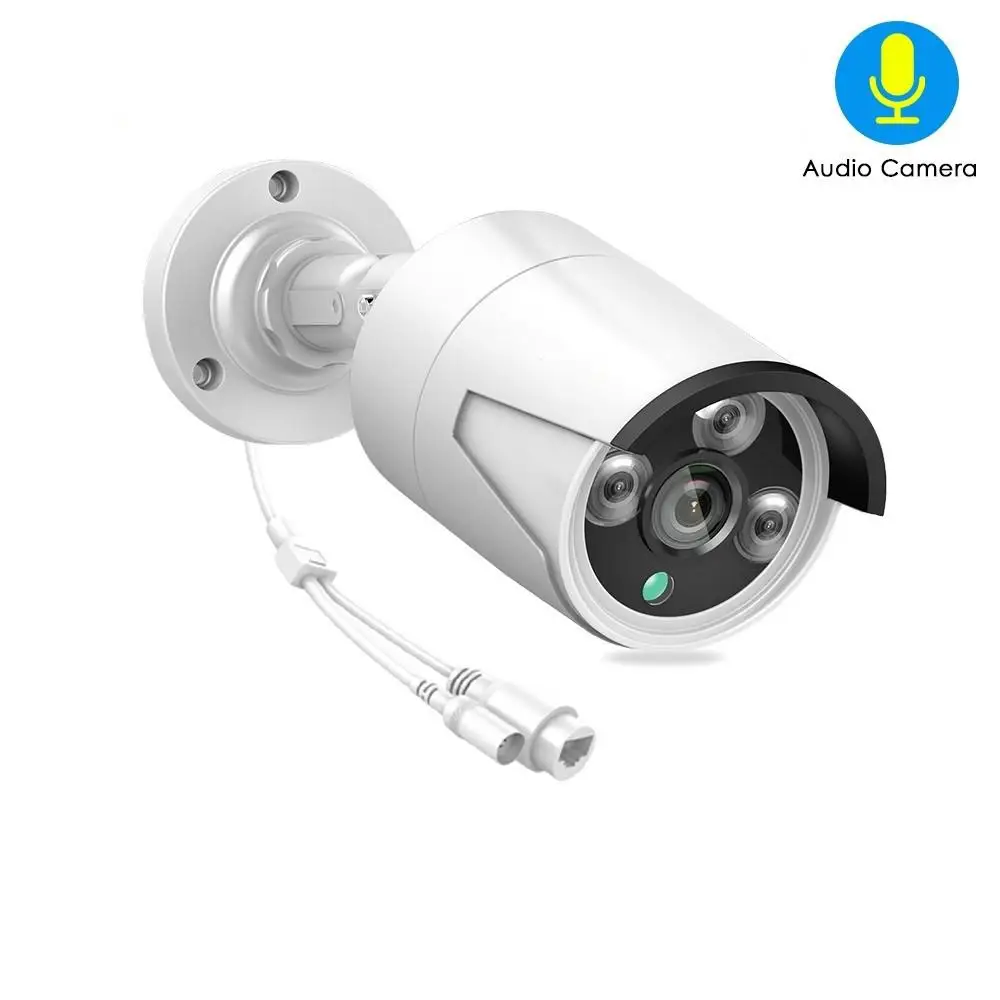 

H.265 1080P POE IP Camera 2MP Bullet CCTV IP Camera ONVIF 2.0 for POE NVR System Waterproof Outdoor Night Vision 48V