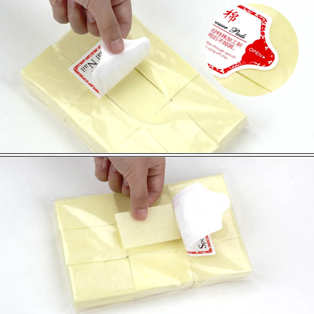 Hot Sale Nail Polish Remover Nail Wipes Cleaning Gel Lint Free Paper Manicure Cotton Degreaser Napkins Wrap Nail Art Tool