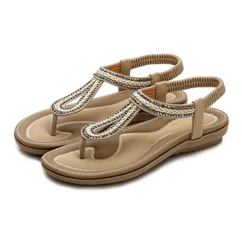 

Classic summer shoes women bohemia beach flip flops soft flat sandals woman casual comfortable plus size wedge sandals X9X085270