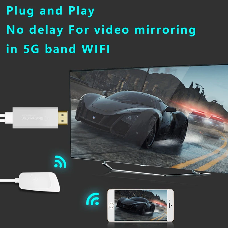 Mirascreen L2-3 TV stick WIFI 5G/2.4G dongle anycast Miracast DLNA Airplay Display Receiver 5G TV Stick