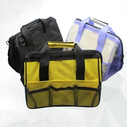 Sac à outils étanche en toile de Nylon, organisateur sans ceinture, sacs de rangement portables Double Oxford Colth, boîte à outils à bouche large 