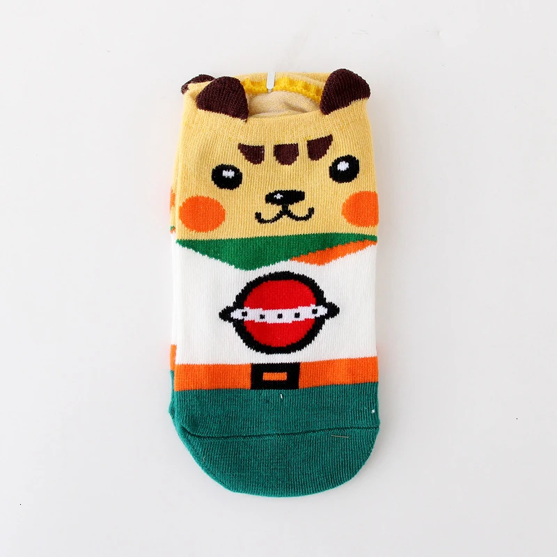 1Pair Children Socks Short Socks Cartoon Cotton Teenagers School Cartoon Girls Boys Kids Boat Girl Sock Student Socks