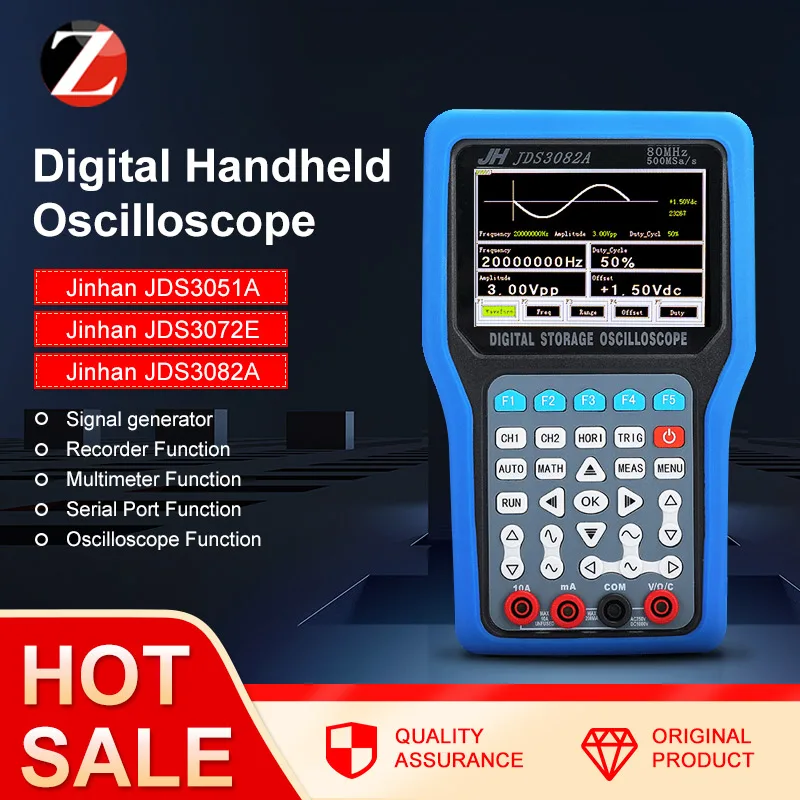 Handheld Digital Storage Oscilloscope Portable Oscilloscope tool 2019