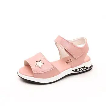 

Children's Sandals Girls Breathable Shoes 2020 Summer New beach Star Shoes Princess Shoes Girls Sandals