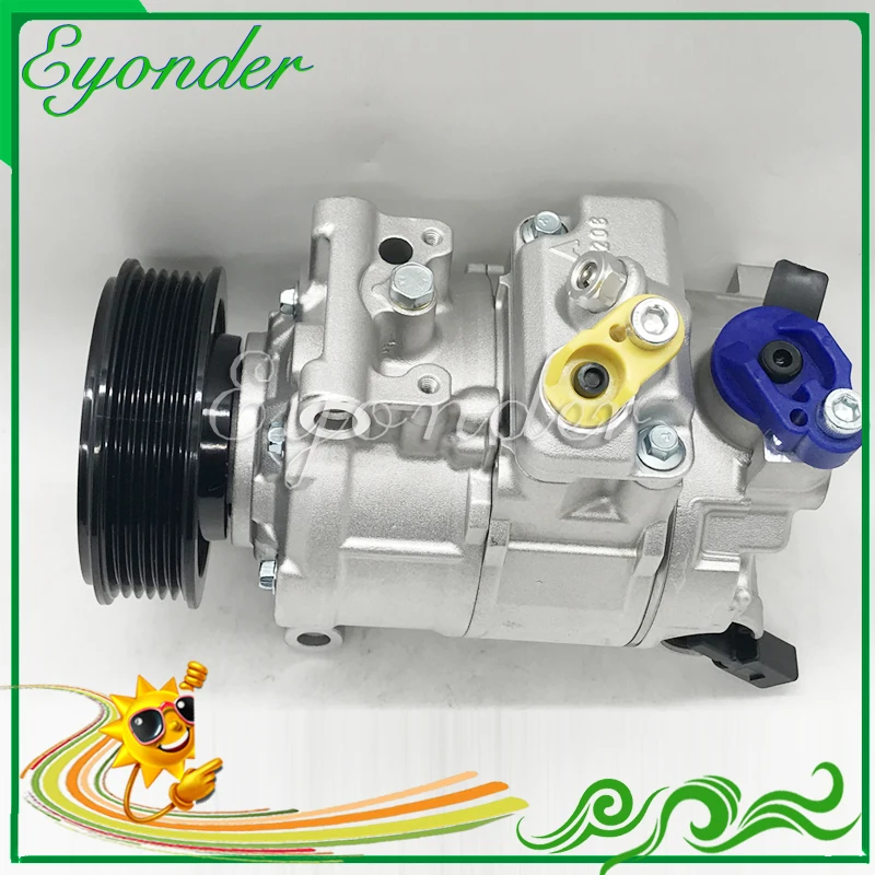 Кондиционерный компрессор кондиционера для Audi A6 C6 C7 4F0260805AE 4F0260805T 4F0260805AA DCP02040 447190-6670 447150-1910