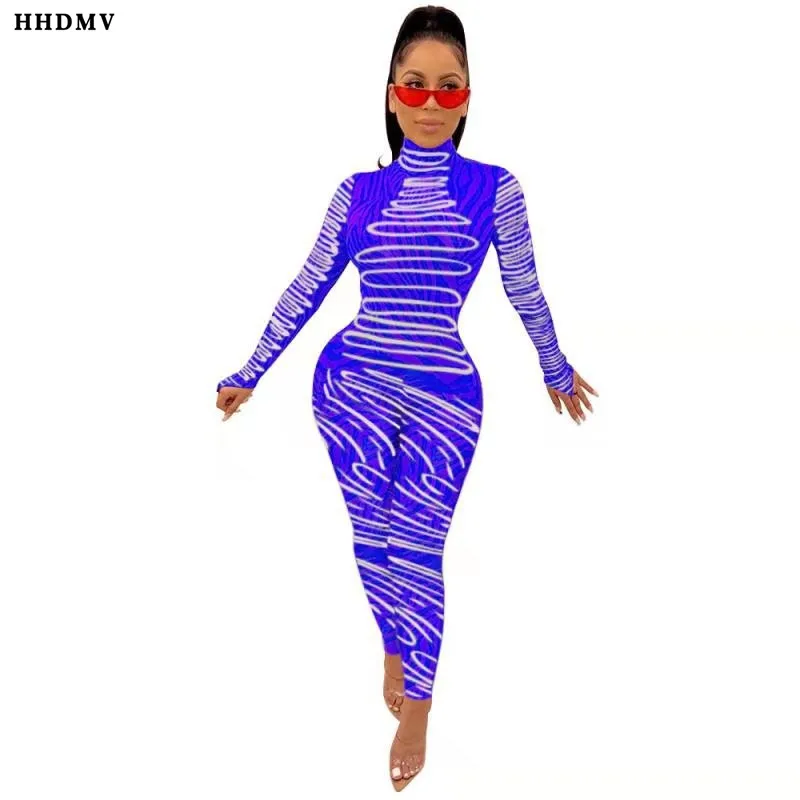 HHDMV весенние женские сексуальные локомотивные стильные комбинезоны с длинным рукавом, с отворотом, на молнии, плотные, простые, с принтом, 3 цвета, комбинезоны, длинные штаны