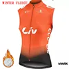 2021 Women's Liv Winter Thermal Fleece Windproof Vest Cycle Jersey Ropa Ciclismo Warm MTB Cycling Vest jacket suit 5
