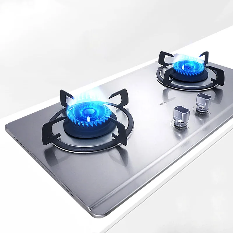 Universal Indoor Table Top Gas Stove 2 Burner Stainless Steel Cooking Range  Gas Hob with CE - China Gas Stove and Gas Cooker price